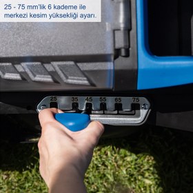 Resim Scheppach BC-MP380 2x4 Ah Akülü Çim Biçme Makinesi - 5911414400 