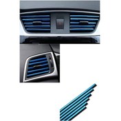 Resim Klima Şerit Araç Içi Klima Izgara Hava Çıkış Dekoratif Şeritler 