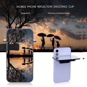 Resim Akıllı Telefon Refleks Atış Klipsi - iPhone ve Akıllı Telefonlar için Gökyüzü Lens Aksesuarı, Seyahat Selfi ve Videolar için Plastik İnvers Yansıtıcı, Tek Anahtar İnvers Yansıtıcı, Seyahat Selfi Aksesuarı | İnvers Yansıtıcı | Dayanıklı Plastik Klips, Telefon Aksesuarları 