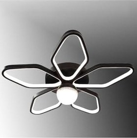 Resim TT AYDINLATMA TT337-SY TT Aydınlatma 3 Renk Modüllü Toplu Mat Siyah Plafonyer Led Avize Siyah 