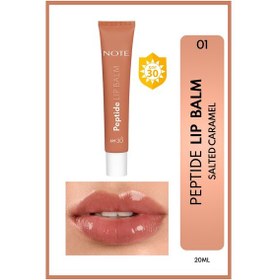 Resim Peptide Lip Balm Spf 30 Nemlendirici Ve Parlatıcı Dudak Balmı - 01 Salted Caramel - Kahverengi 01 
