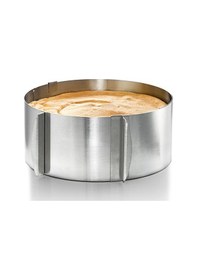 Resim Narkalıp Yuvarlak Ayarlanabilir Kek Kalıbı Çap 16-30 CM Derinlik 10 CM 