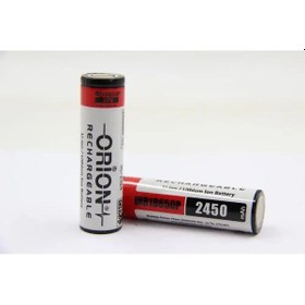 Resim Orion Inr18650p ,3.7v/2450mah Şarjlı Pil 