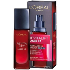 Resim L'Oreal Paris Revitalift Lazer X3 Yoğun ve Serum 30 ML 