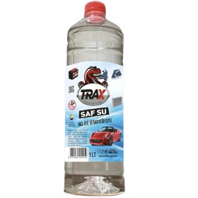 Resim Trax Saf Su Deiyonize Ve Distile Su Akü Radyatör Ütü Robot Süpürge Suyu 1litre 1 Adet 