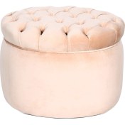 Resim 3A Mobilya İpek Kadife Kapitone Puf 