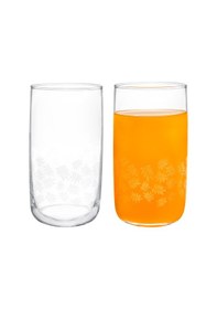 Resim Madame Coco Musette White Leaves 4'Lü Meşrubat Bardağı Seti 365 ML 