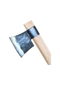 Resim Büro Ev Hobi Takım Çantası İçin 60cm Küçük Sakallı Saplı Dövme Çelik Nacak Balta 