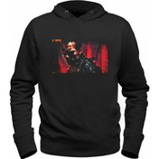 Resim Alfa Tshirt Terminatör Dijital Baskılı Çocuk Siyah Sweatshirt 