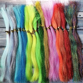 Resim 3 Paket Mycena Fly Fishing Tinsel, PET Malzeme, Çeşitli Renkler, Yem Yapımı Flash Tinsel, Balıkçılar için Balık Aksesuarları 