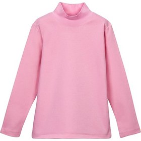 Resim Lovetti Pembe Kız Çocuk Yarım Balıkçı Uzun Kol Tişört Pembe 