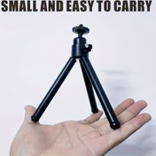 Resim LCD projektörler için uygun, dayanıklı alüminyum malzeme, 2 renk seçeneği, taşınabilir mini proje standı - 360° dönebilen masaüstü tripod 