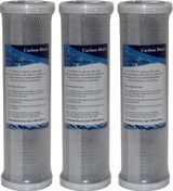 Resim Tsl Açık Kasa Su Arıtma Cihazı Filtresi Blok Karbon Cto 10inç 3 Adet 