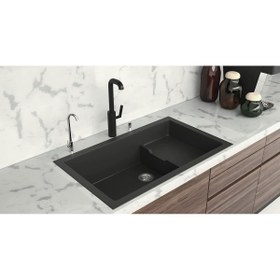 Resim EVIER Granit Evye Voq Series Black (SİYAH) 