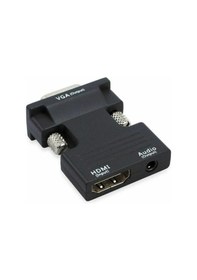 Resim Ancheyn Ses Destekli Hdmı To Vga Çevirici Dönüştürücü Adaptör 449 