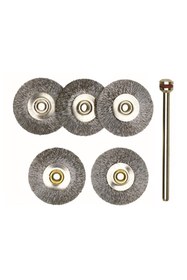 Resim Proxxon 28956 Çelik Fırça Diskleri 5 Li 