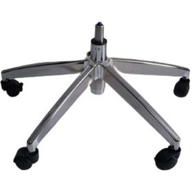 Resim Kamusalmarket Oyuncu Koltuğu Yıldız Ayağı Krom Pistonlu Çap 70 Cm 