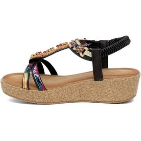 Resim Guja 24y155-2 Kadın Sandalet Siyah 