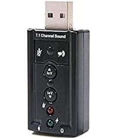 Resim Hy-u717 Usb 2.0 Ses Kartı 7.1 Ch 