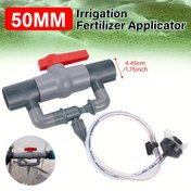 Resim 1 adet 32/40/50mm Otomatik Venturi Fertilizer Uygulayıcı Anahtar Filtre Su Boru Cihazı Sulama Kiti için Tarım Bahçesi 