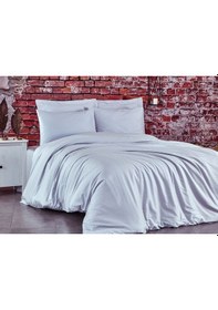 Resim Komfort Home Tek Kişilik Çizgili Pamuk Saten Nevresim Takımı (435498043) 