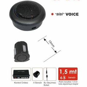 Resim Sentınel Park Sensörü Ses İkazlı 18 Mm Siyah N11.557 
