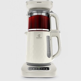 Resim Karaca Çaysever Robotea Pro Quartz 4 in 1 Konuşan Çay Makinesi Creamy 