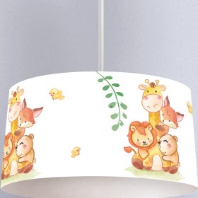 Resim instababyrooms Çocuk Odası Dijital Baskılı Dekoratif Sarkıt Avize Model 166 