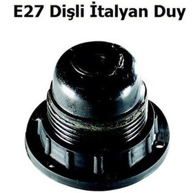 Resim E27 Dişli İtalyan Duy 20 Adet 