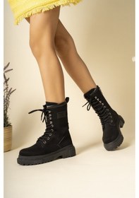 Resim Siyah Kancalı Postal-siyah - Siyah 