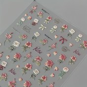 Resim Şık Gül & Kelebek Reçine Sticker Seti - Mat Bitiş, Kendinden Yapışkan Düz Çıkartmalar Telefon, Laptop, Defter ve Daha Fazlası İçin - Yüksek Kaliteli, Yeniden Kullanılabilir ve Kokusuz, Defter Aksesuarları | Şık Sticker Tasarımı | Dayanıklı Sticker Malzemesi, Çiçek Dekoru 