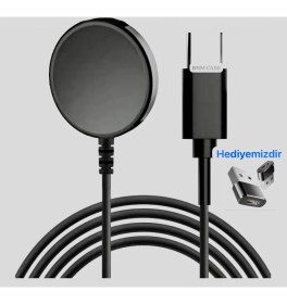Resim Bnm Case Samsung Galaxy Watch 1/2/3/4/5/6/7/8/active/fe/ultra Uyumlu Şarj Cihazı Yuva ve Kablo Siyah Menşei CN Dayanıklı Malzeme 
