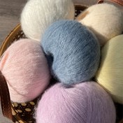 Resim 1pc Lüks Karışımı İplik, Yumuşak Merinos Yünü ve Polyester Karışımı, DIY Örgü ve Kroşe Projeleri için İdeal, %30, %20 Merinos, %50 Polyester, Sweater, Şallar, Atkılar için 