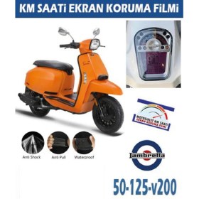 Resim Lambretta 50/125/V200 Serisi Motosiklet Ekran Km Koruyucu 