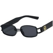 Resim Gootrades Punk Tam Çerçeve Güneş Gözlüğü - Siyah Blok Parlama Yüksek Çözünürlüklü Göz Korumayellow51gri Gri 