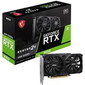 Resim MSI GeForce RTX3050 VENTUS 2X E 6G OC 6 GB GDDR6 96 Bit 2xHDMI 1xDP Ekran Kartı 