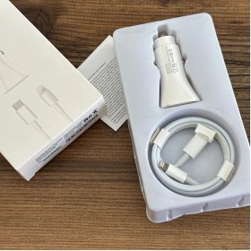 Resim Iphone Uyumlu 20W Araç Şarj Aleti Araba Çakmaklık Tüm Modellere Uyumlu 