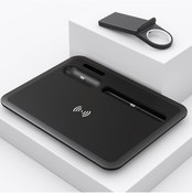 Resim Sunskyy HQ-UD17 4 İn 1 Telefon Tutucu Kablosuz Şarj Cihazı Beyaz 