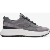 Resim Marcomen Erkek Kalın Taban Bağcıklı Sneaker Deri Mc 21525 Gri 