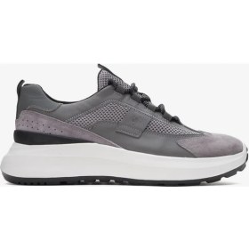 Resim Marcomen Erkek Kalın Taban Bağcıklı Sneaker Deri Mc 21525 Gri 