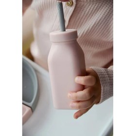 Resim OiOi 3 Adet Alıştırma Bardağı Pinky Pink Powder Grey 200 ml Ergonomik Tasarım ve Kolay Temizlenebilir 