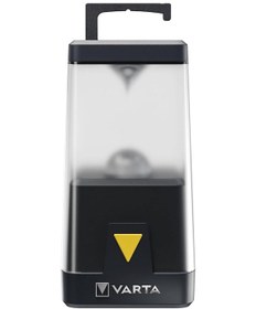 Resim Varta Kamp Lambası, Led Şarj Edilebilir Ve Pille Çalışır, Dış Mekan Ambiyansı L30rh Kamp Feneri, Kısma Ve Gece Lambası Fonksiyonu, Kamp Lambası, 3 X A Siyah 