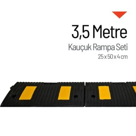 Resim İleri Trafik Kauçuk Eşik Rampası - 3,5 Metre Set 