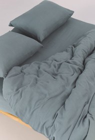 Resim Bliss TENCEL™ Müslin Nevresim - Çelik Gri / 200x220 cm 