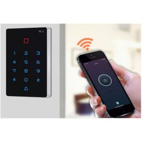 Resim As530 Wifi Tuya Uzaktan Erişimli Kartlı Ve Şifreli Kapı Açma 