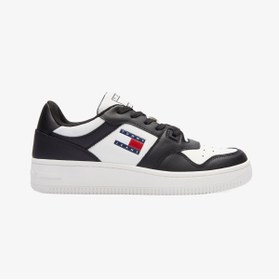 Resim Tommy Hilfiger Tommy Jeans Retro Basket Ess Erkek Beyaz Sneaker 