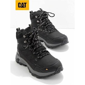 Resim Cat Black Leather Kadın Bot & Bootie Cat0111000703 001 