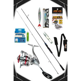 Resim Özbience Yüksek Performanslı 270CM Spin Olta Seti, 7-40GR, 8 Örgü, Prime 4000 Oslo Legend 