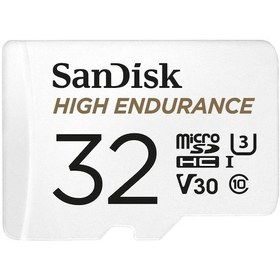 Resim SanDisk High Endurance SDSQQNR-032G-GN6IA 32 GB Micro SDHC V30 UHS-I Class 10 Hafıza Kartı 