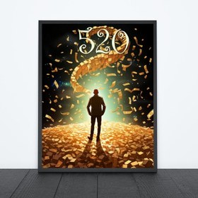 Resim 520 Para Çekme Sayı Sekansı - 25x35 